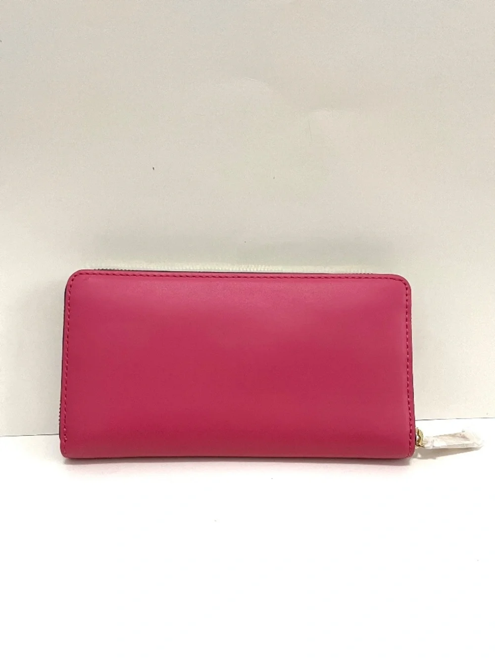 NWT J. Crew Italian Leather Continental Wallet - Crisp Begonia